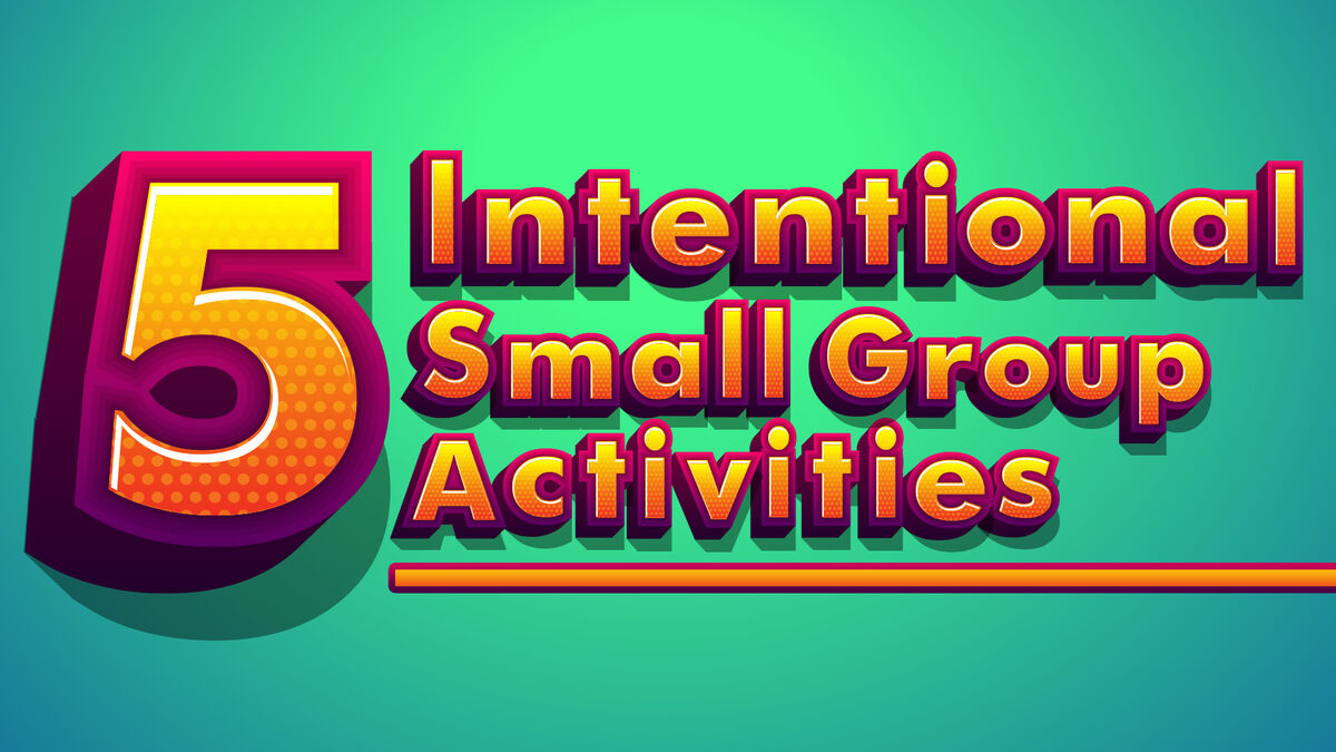 5 Intentional Small Group Activities Volume 1 image number null